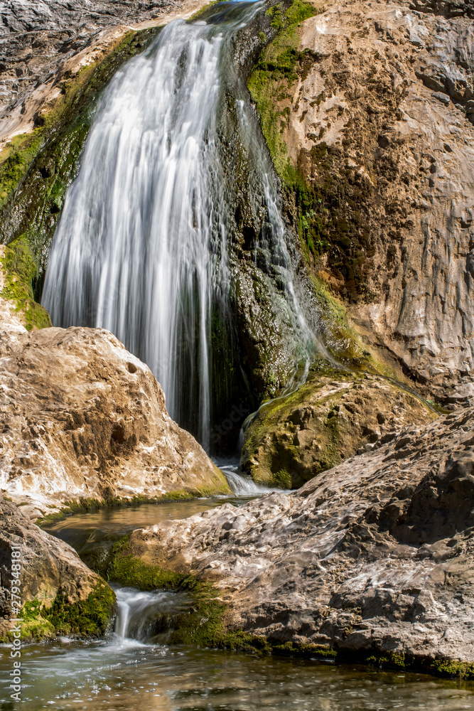 Fototapeta premium water rock river waterfall nature canyon