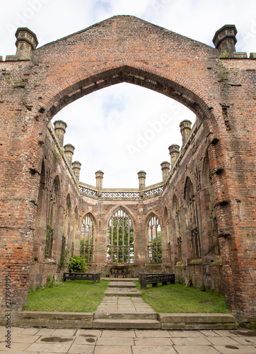 Inside of Bombed Out Church, St Luke's Church, Liverpool