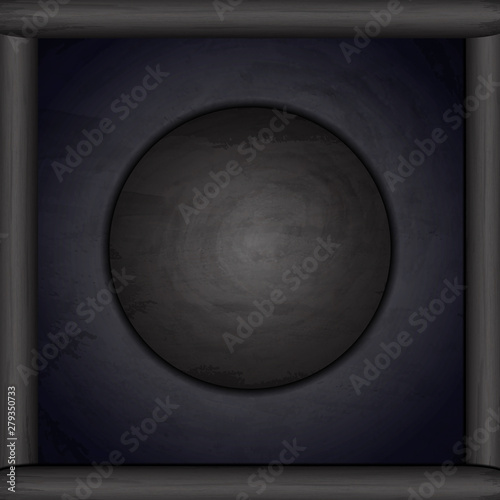 Blank black chalkboard blackboard background