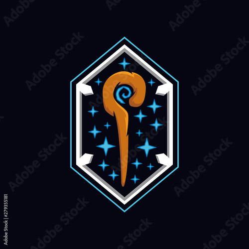 Magic Stick E Sport logo. Magic Stick vector