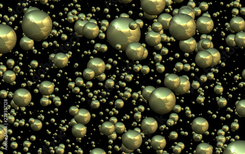 many green spheres © Photo&Graphic Stock