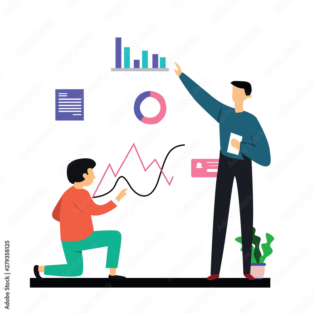 Man Working Vector Template Design Illustration Man Working Vector Template Design Illustration