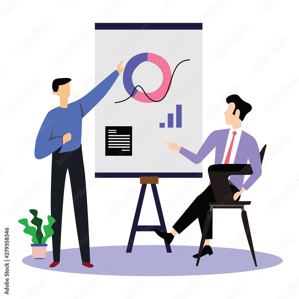 Man Working Vector Template Design Illustration Man Working Vector Template Design Illustration