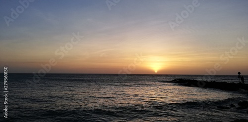 sunset over the sea © andres