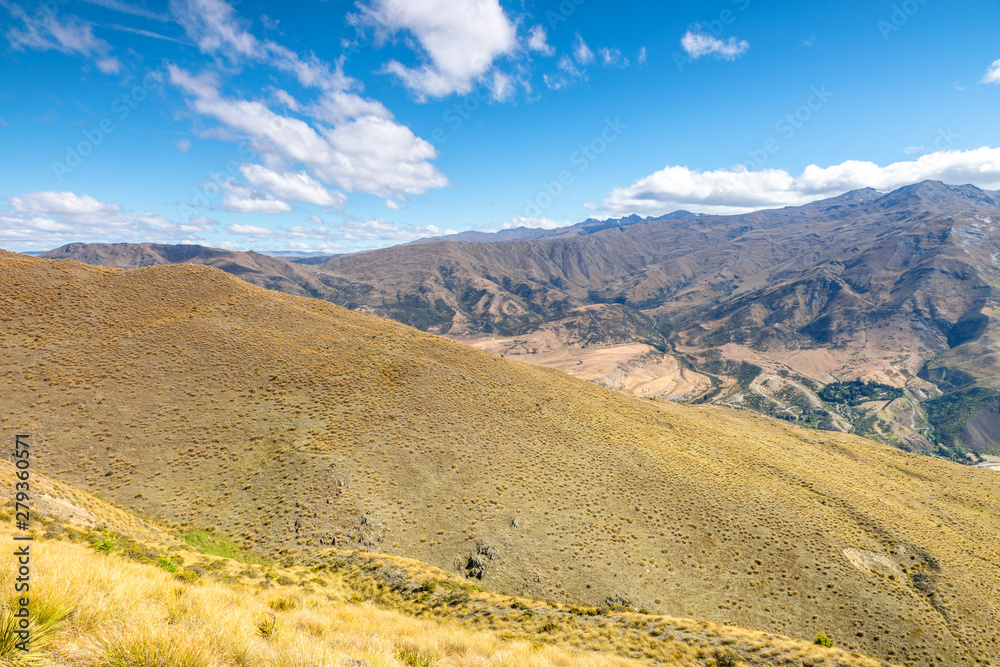 Landscape scenery in south New Zealand