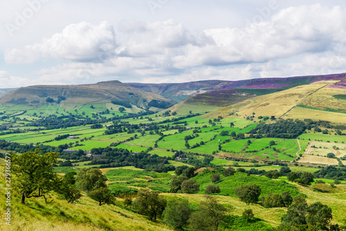 Mam Tor hill near Castleton and Edale in the Peak District Park