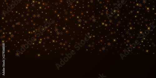 Sparse starry snow Christmas overlay. Christmas li © Begin Again