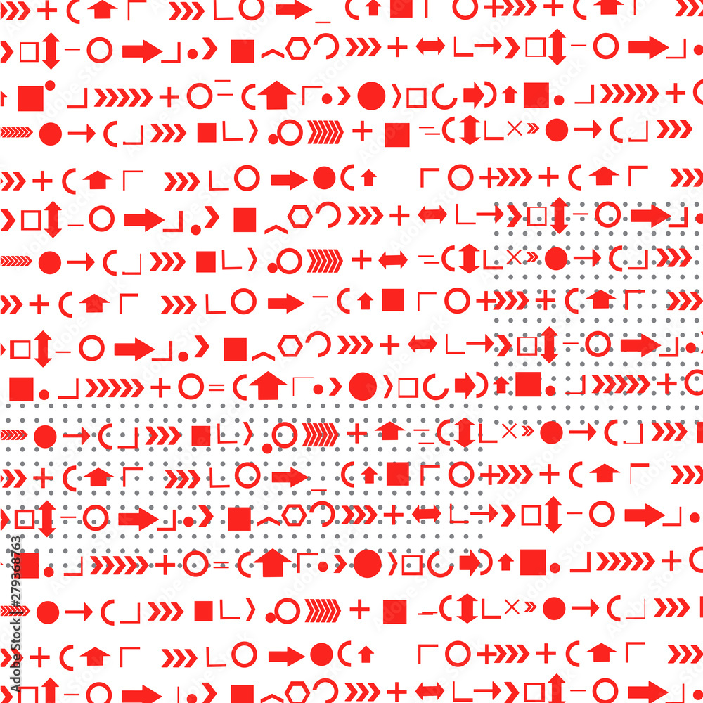 Background of geometric shapes and arithmetic signs Background of geometric shapes and arithmetic signs