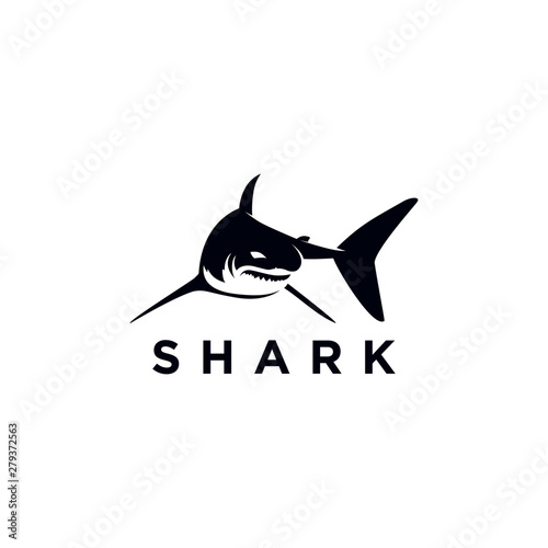 Obraz na płótnie Shark Logo Design Template Vectors