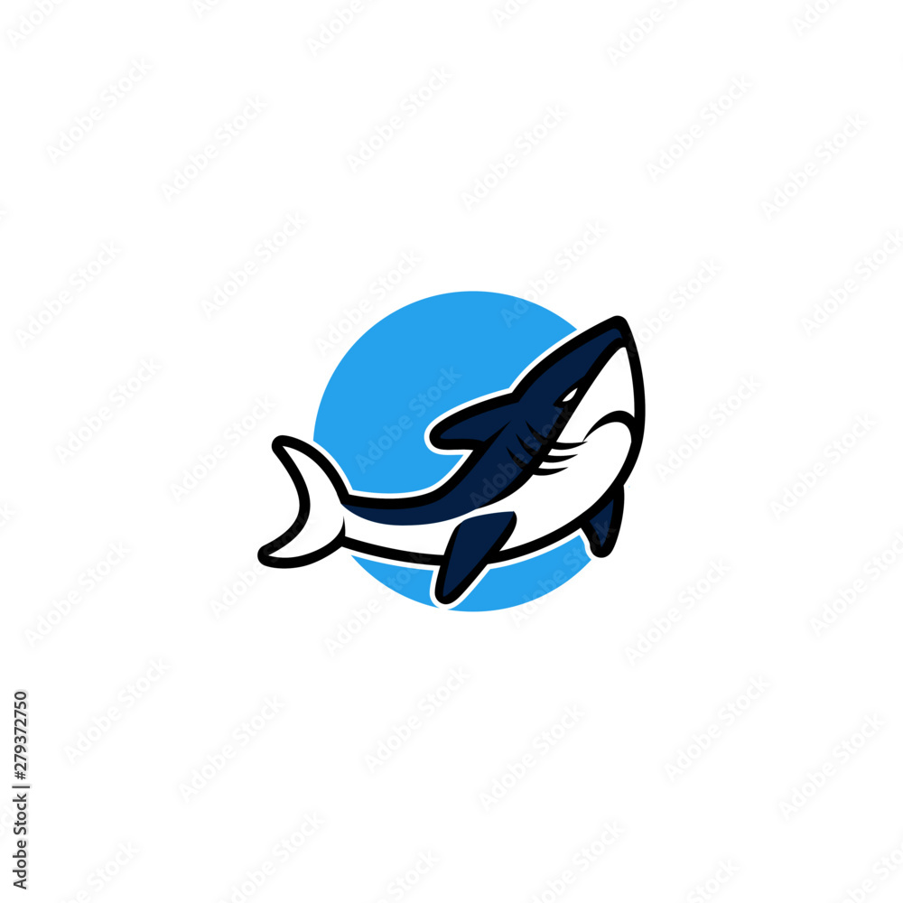 Shark Logo Design Template Vectors Shark Logo Design Template Vectors