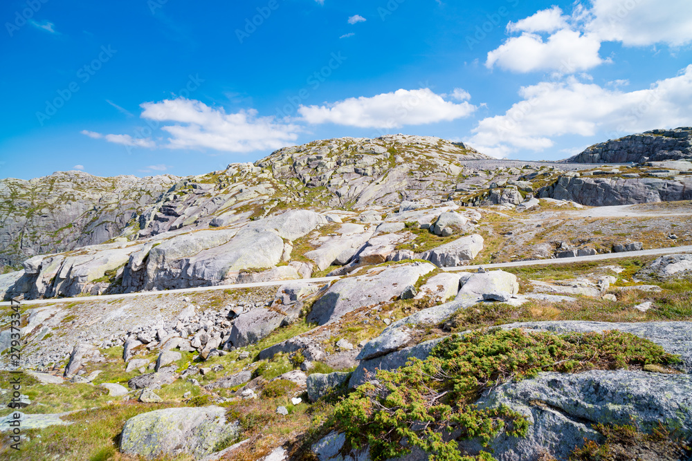 Rough Norwegian landscape