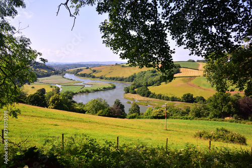 River Dart View near Totnes, Devon photo