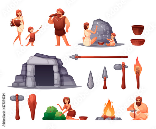 Prehistoric Caveman Set 