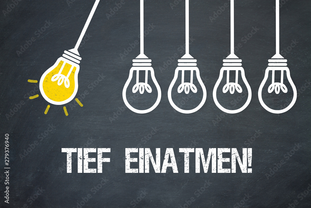 Fototapeta premium Tief einatmen!