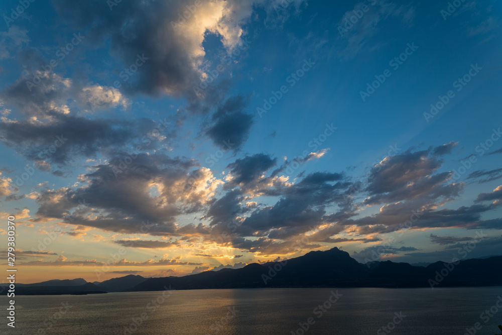 Sonnenuntergang am Gardasee