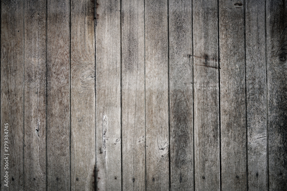 Naklejka premium Old & grunge wood texture background