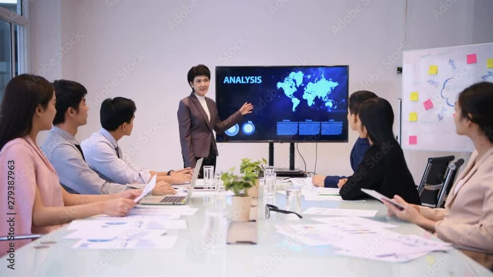 Business concept. The executives are meeting together in the room. Business concept. The executives are meeting together in the room.