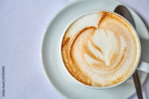 Cappuccino Tasse Kaffee Hintergrund 
