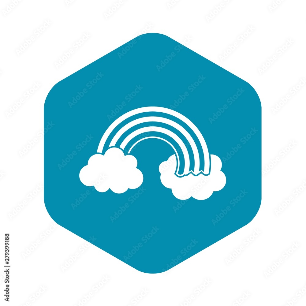 Rainbow LGBT icon. Simple illustration of rainbow LGBT vector icon for web Rainbow LGBT icon. Simple illustration of rainbow LGBT vector icon for web