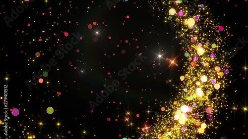 Opening Glitter Sparkling Particles intro photo