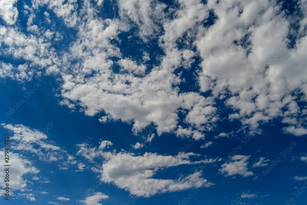 Beautiful blue sky with clouds Beautiful blue sky with clouds