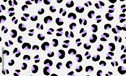 Leopard print design. Animal skin pattern.