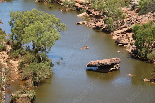 Murchison River at Kalbarri National Park, Western Australia photo