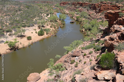 The Murchison River in Kalbarri National Park, Western Australia photo