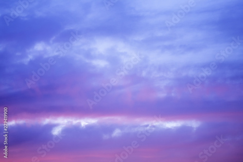 Evening Pastel Clouds © Michelle