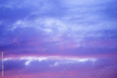 Evening Pastel Clouds