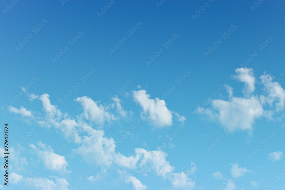 Clouds in the bright sky background in summer Clouds in the bright sky background in summer