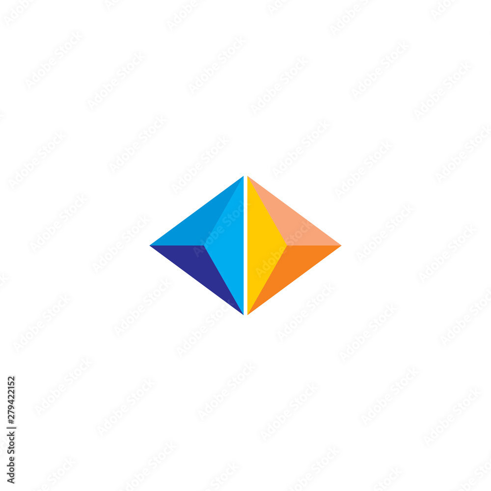 triangle prism colored logo triangle prism colored logo