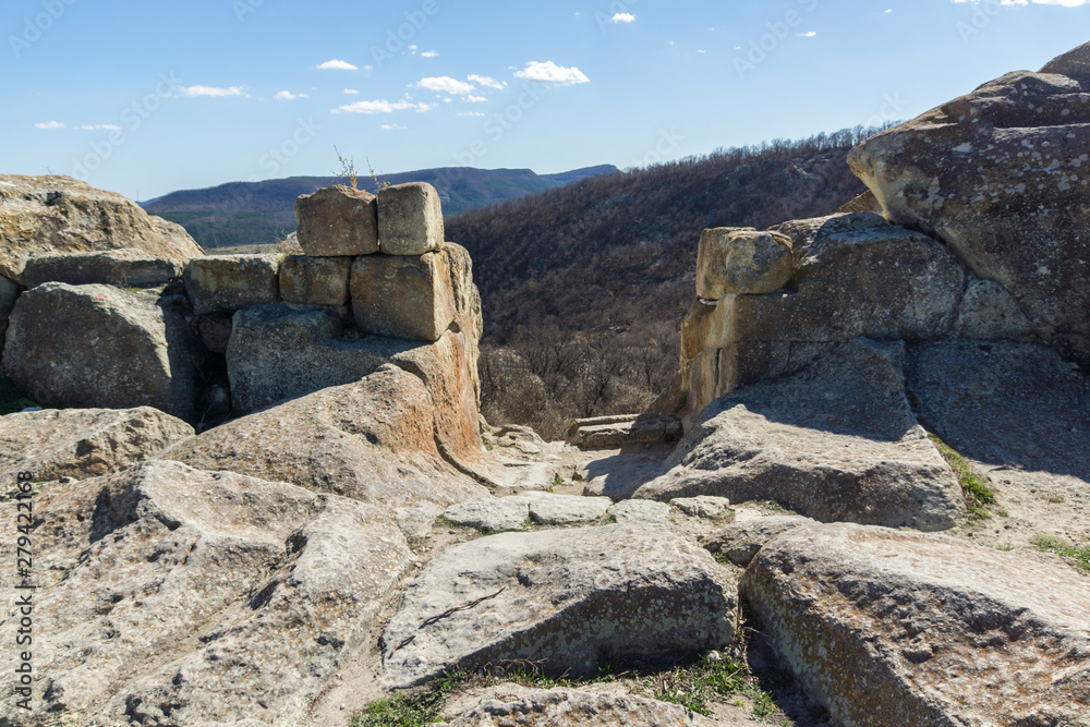 Ruins of Ancient sanctuary city of Perperikon, Bulgaria