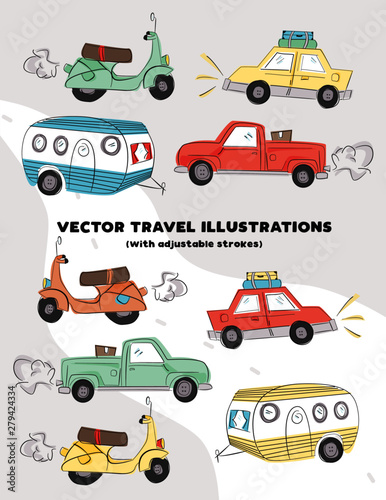 Vector Travel Illustrations