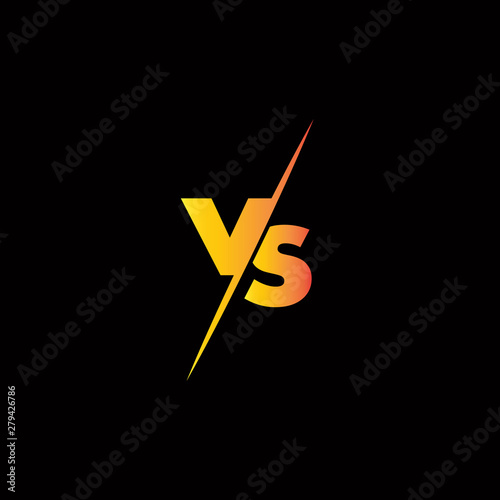 Versus Or VS Letters Logo Design Inspiration