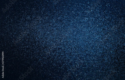 Dark blue shimmer dust textured background.