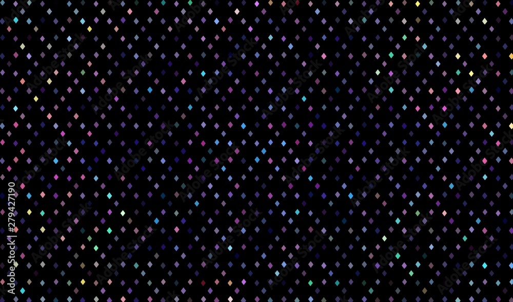 Mosaic hologram multicolor geometric pattern on black background. Mosaic hologram multicolor geometric pattern on black background.
