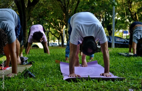 Outdoor yoga photo