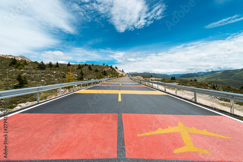 The airport highway photo