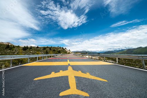 The airport highway photo