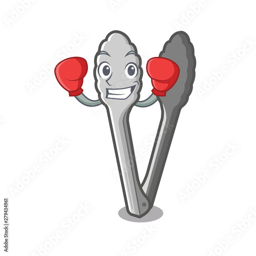 BoxingBoxing tongs isolated with in the mascot