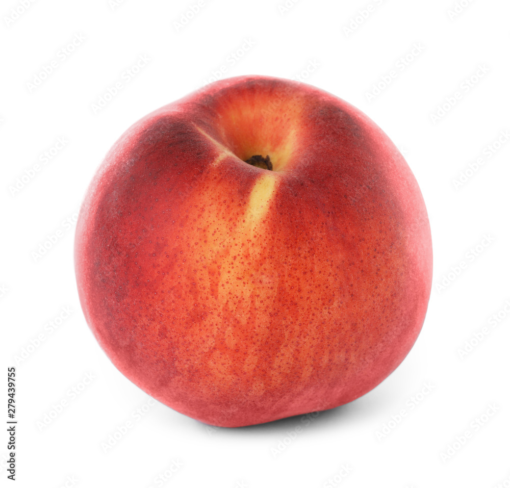 Delicious ripe sweet peach isolated on white Delicious ripe sweet peach isolated on white