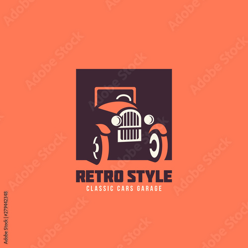 Classic car logo