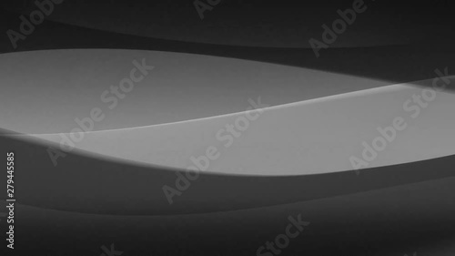 Abstract animation looped seamless in grey shades. Waves and lines. Black and white decorative video. 60 fps - Can be slowed down without loss of fluidity. There is a 4K version in 30 fps.