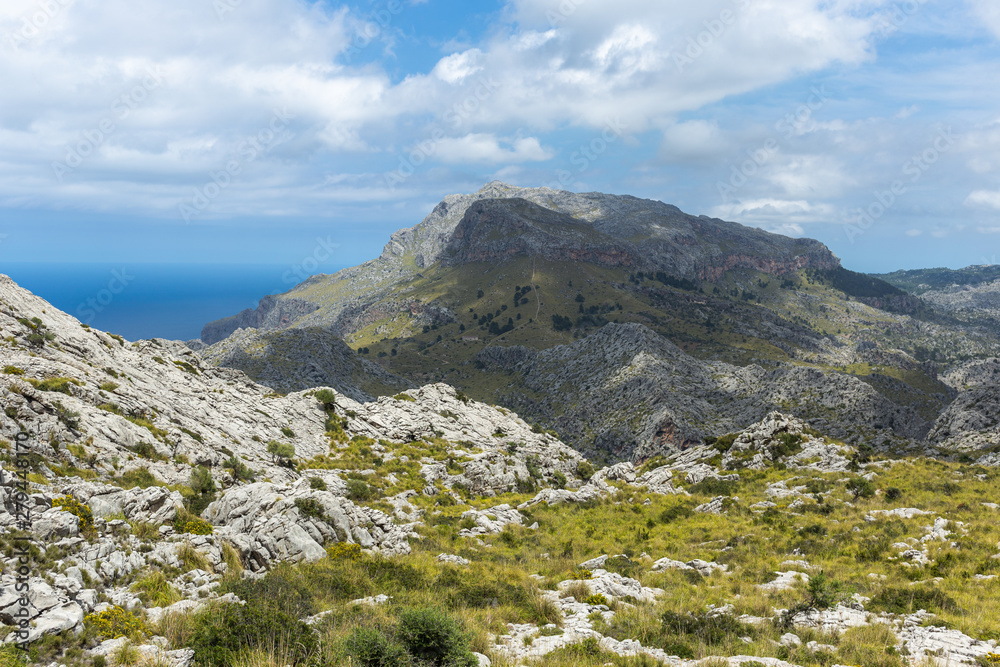 landscape of Sierra de Tramuntana, Mallorca, Spain