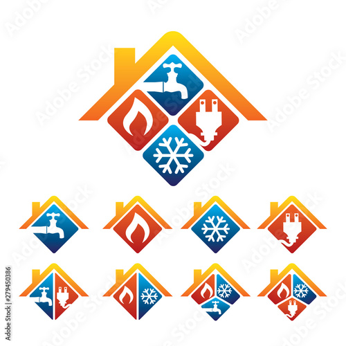 Home renovations and repairs logo