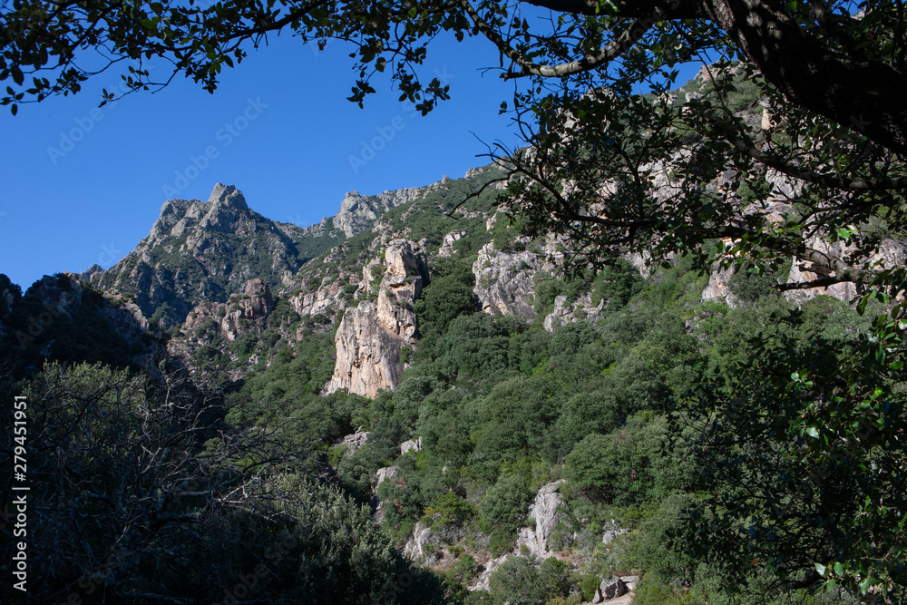 Gorge d'Heric Mons la trivalle Languedoc France