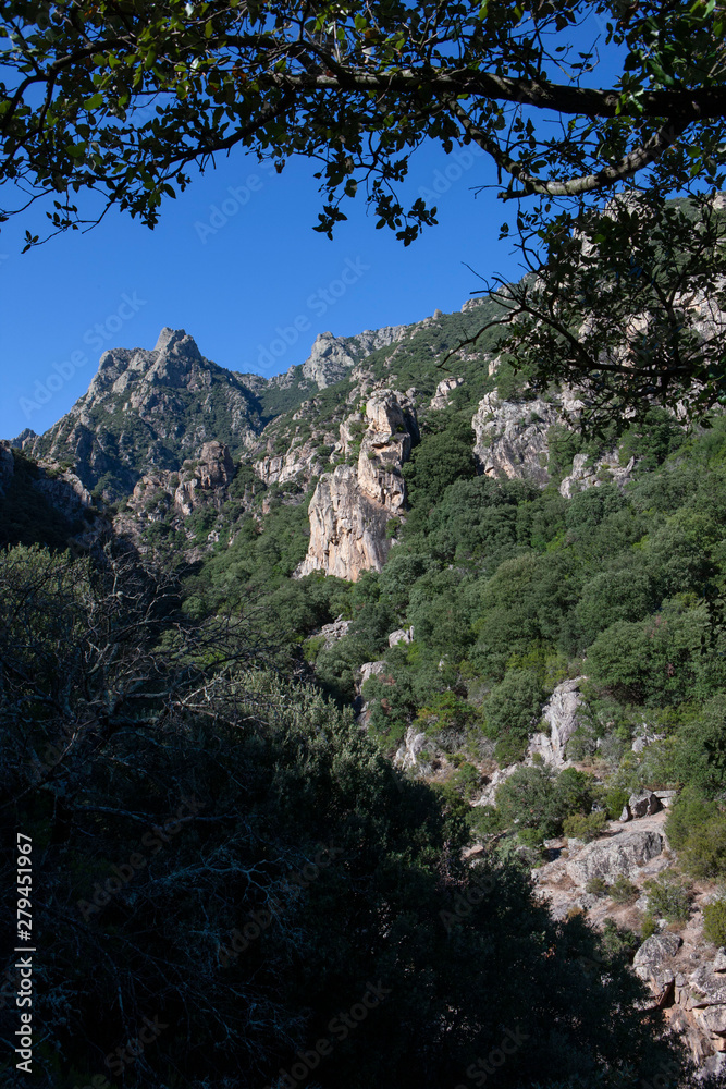 Gorge d'Heric Mons la trivalle Languedoc France