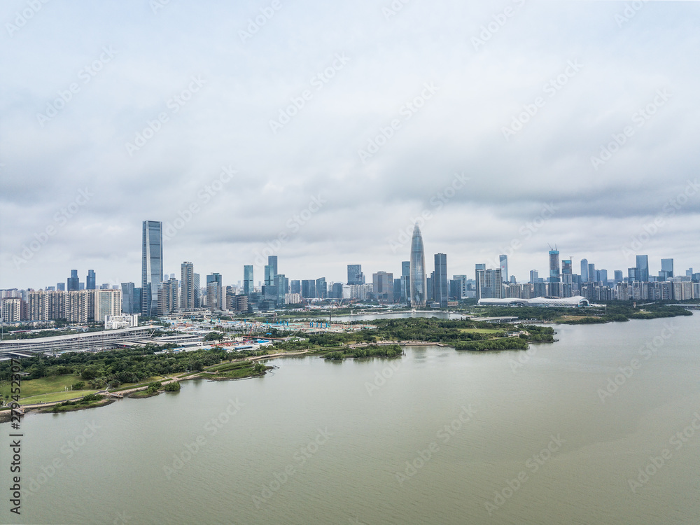 Aerial photography of Shenzhen Talent Park, Guangdong Province, China