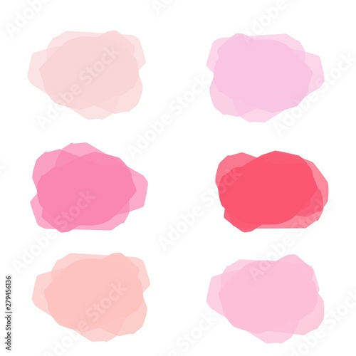 Set of abstract modern graphic elements. Dynamical forms. abstract banners with flowing liquid shapes. Template for the design of a logo, flyer or presentation. Vector